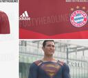 La nueva equipación del Bayern, inspirada en el traje de Superman