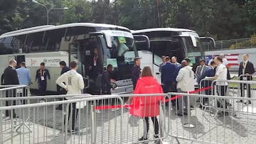 Así ha sido la llegada al estadio de Ecuador al Stadion GOSiR