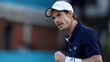 Andy Murray, durante un torneo de dobles.