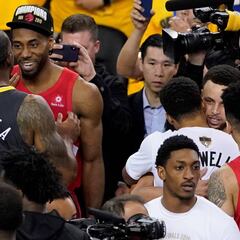 Los Warriors felicitan a Toronto con un anuncio en la prensa