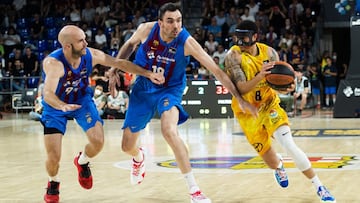 Calathes roza el triple-doble en una trabajada victoria azulgrana