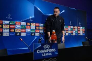 David Ospina en rueda de prensa.