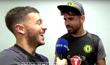 Diego Costa-Hazard, una amistad que dio dos Premiers al Chelsea