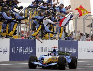 Dos semanas después, en otro circuito de calor, el Renault R25 siguió intratable con Alonso a los mandos y venció acompañado de nuevo por Trulli (Toyota) y Raikkonen (McLaren) en el cajón. Su liderazgo en la clasificación del Mundial era ya muy sólido.