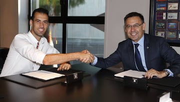 Busquets y Bartomeu. 