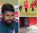 Troleos, balonazos, risas: Los momentos de Diego Costa