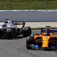 Alonso reclama más velocidad en el McLaren, a 12 km/h en España