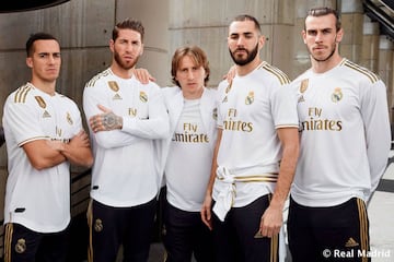 Real Madrid have released their new home strip, which features gold detailing reminiscent of the kit they wore in their LaLiga-winning campaign in 2011/12.