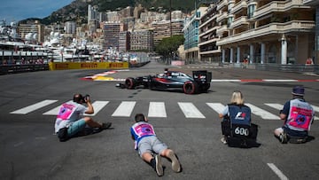 Fernando Alonso en el GP Mónaco 2016.