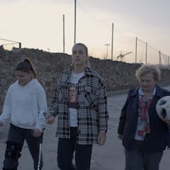 Alexia, protagonista junto a Renard, Bronze y Bonansea en la serie Campeonas