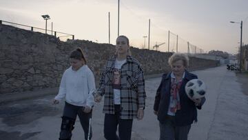 Alexia, protagonista junto a Renard, Bronze y Bonansea en la serie Campeonas