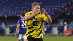 Erling Haaland, con el Borussia Dortmund.