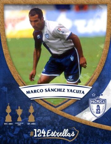 Las 124 estrellas en la historia del Pachuca (Del 51 al 100)