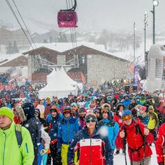 Se suspende el eslalon de Val d'Isere por viento