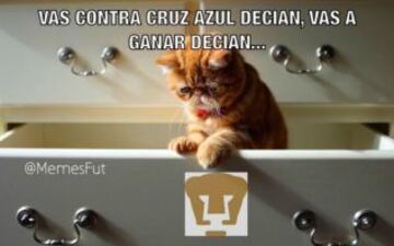 Los mejores memes del triunfo de Cruz Azul sobre Pumas