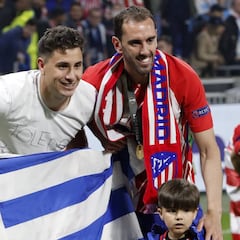 Giménez, última copa con Godín