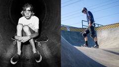 Tony Hawk con sus Vans, sus primeras zapatilla de skate con 11 a&ntilde;os... y con 51 a&ntilde;os, reci&eacute;n fichado por la marca.