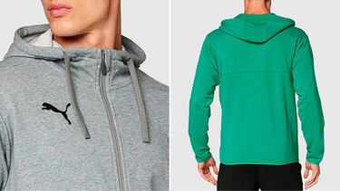 Encontramos la sudadera deportiva Puma perfecta para das de temperatura media