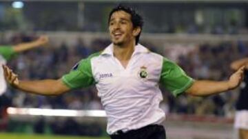 Jonathan Pereira celebra el gol logrado en la Copa de la UEFA ante el FC Honka