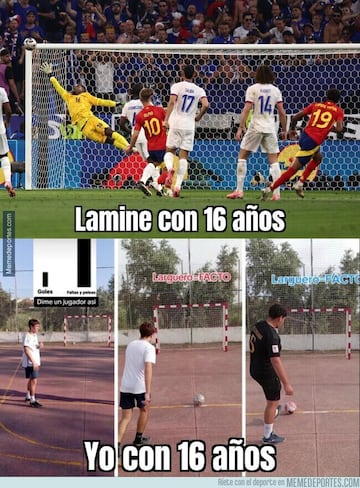 Lamine y la victoria española, protagonistas de los memes de la semifinal