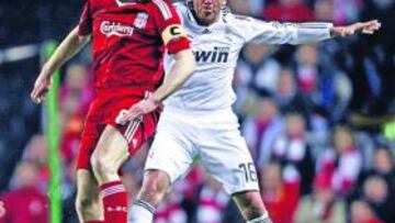 Gerrard, genial durante la noche de ayer.