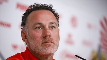 Gabriel Milito during the presentation of new head coach Guadalajara Team prior to start of the Liga BBVA MX, Torneo Apertura 2025 at Akron Stadium, on May 27, 2025 in Guadalajara, Jalisco, Mexico.