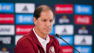 Jaime Ordiales en conferencia de prensa de la Selección Mexicana.