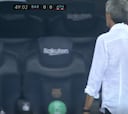 Este Barça no es el Barça y los nervios afloran: la reacción a un fallo de Setién y Sarabia