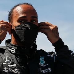 Hamilton aclara sus comentarios sobre Checo Pérez