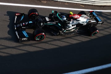 La victoria de Hamilton en la clasificación de Silverstone en imágenes