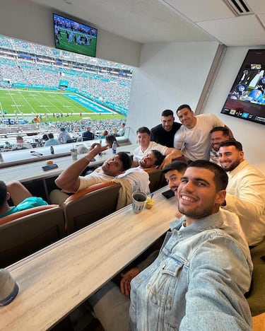 Los deportistas y famosos en Instagram