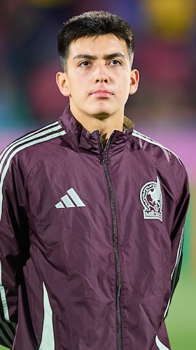 Portrait Gilberto Mora of Mexico during FIFA U-20 Mens World Cup Chile 2025 match between Brazil and Mexico (Mexican National team) as part Group-C at Estadio Nacional Julio Martinez Pradanos, on September 28, 2025 in Santiago, Chile.