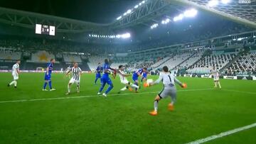 La acción de Weston Mckennie en su debut con la Juventus que terminó en el segundo gol