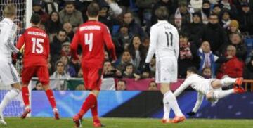 James marcó en el minuto 11 el 1-0 del partido.