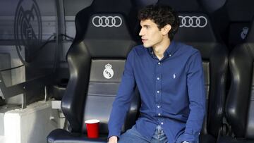 Vallejo, en una imagen de archivo en el Bernabéu.
