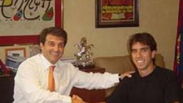 <b>EJEMPLO. </B>Oleguer era el ejemplo de la política de cantera propuesta en un principio por Joan Laporta.