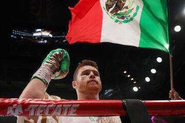 El poder, la pasión y la emoción de la 'Canelo' vs Jacobs en imágenes