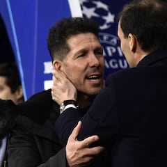Allegri y el gesto de Simeone: "Cada uno se comporta como es"