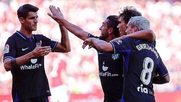 Morata, Koke, João Félix y Griezmann.