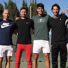 Samuel López y Juan Carlos Ferrero, entrenadores del año tras llevar a Alcaraz a la cima