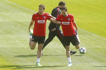 Gabi and Juanfran in Friday's session