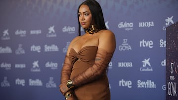 La actriz Berta V¨¢zquez posa en la alfombra roja previa a la gala de la 37 edici¨®n de los Premios Goya, en el Palacio de Congresos y Exposiciones FIBES, a 11 de febrero de 2023, en Sevilla, Andaluc¨ªa (Espa?a). La Academia celebra la calidad del cine espa?ol con la entrega de los Premios Goya, los m¨¢s importantes del cine espa?ol, a los mejores profesionales de cada una de las especialidades t¨¦cnicas y creativas. A lo largo de su historia, la Academia ha reconocido con el Goya, o con su nominaci¨®n, el trabajo tanto de t¨¦cnicos, profesionales an¨®nimos para el gran p¨²blico, como de grandes estrellas espa?olas e internacionales.
11 FEBRERO 2023;VESTIDOS;LOOKS;GOYA 2023;CINE;CINE ESPA?OL;ESTATUA;NOMINADOS;TACONES
Mar¨ªa Jos¨¦ L¨®pez / Europa Press
11/02/2023