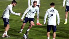 Entrenamiento de la Selecci&oacute;n espa&ntilde;ola.