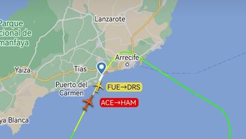 Imagen. (FlightRadar24 / Twitter oficial Controladores Aéreos)