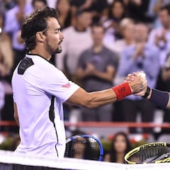Fognini: "A Federer y Djokovic es difícil ganarles, con Nadal es diferente"