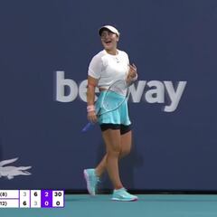 Cuando metes tal puntazo que no te lo crees ni tú: miren la que le colaron a Muguruza