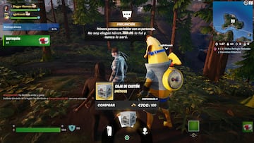 fortnite capitulo 5 temporada 1 misiones semana 8 compra un objeto a un personaje en partidas distintas