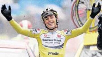 <b>GANADOR. </b>Iban Mayo se adjudicó la 19ª etapa del Giro 2007.