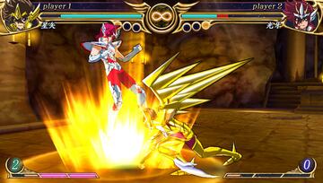 Captura de pantalla - Saint Seiya Omega Ultimate Cosmos (PSP)