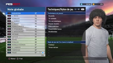 Maradona en el PES.